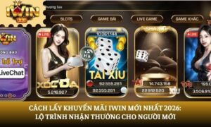 cách lấy khuyến mãi iWin