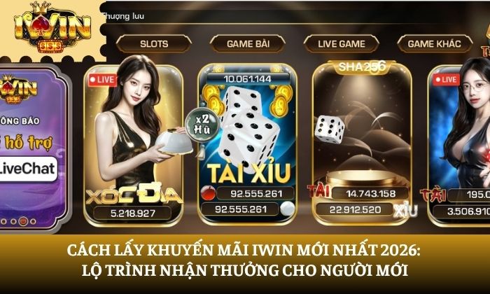 cách lấy khuyến mãi iWin