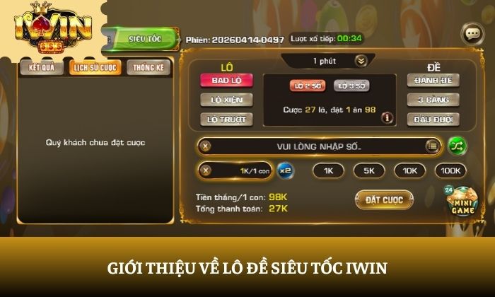 lô đề siêu tốc iWin