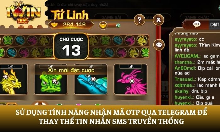 Sử dụng tính năng nhận mã OTP qua Telegram để thay thế tin nhắn SMS truyền thống