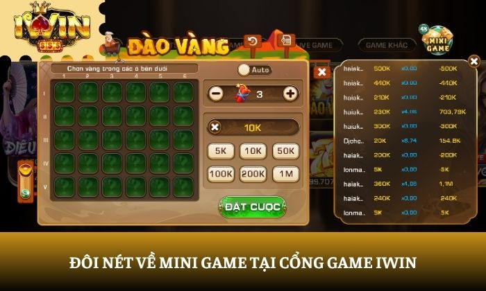 Đôi nét về mini game tại cổng game iWin
