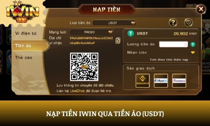 nạp tiền iWin