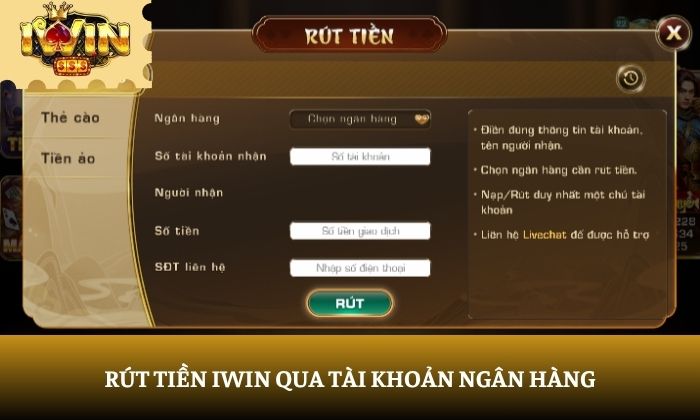 Rút tiền iWin