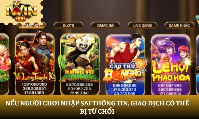 Rút tiền iWin