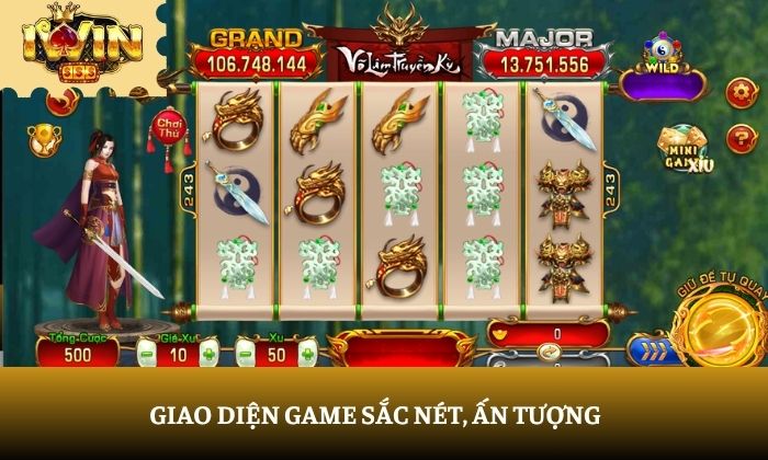 Giao diện game sắc nét, ấn tượng